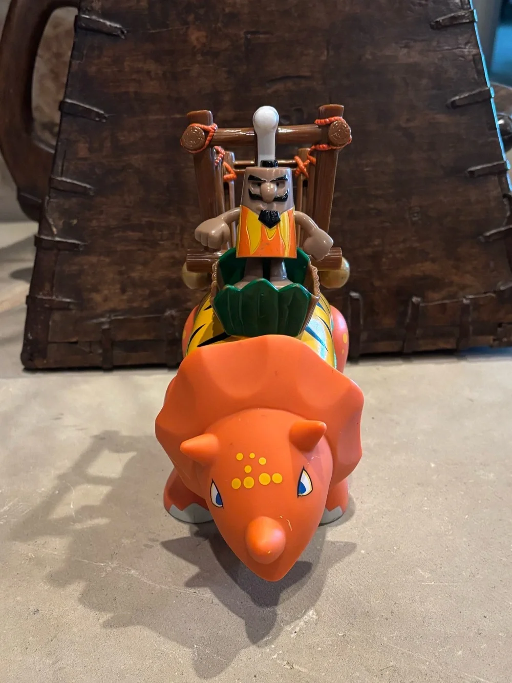 Little Tikes BC Builders Orange Triceratops Playset